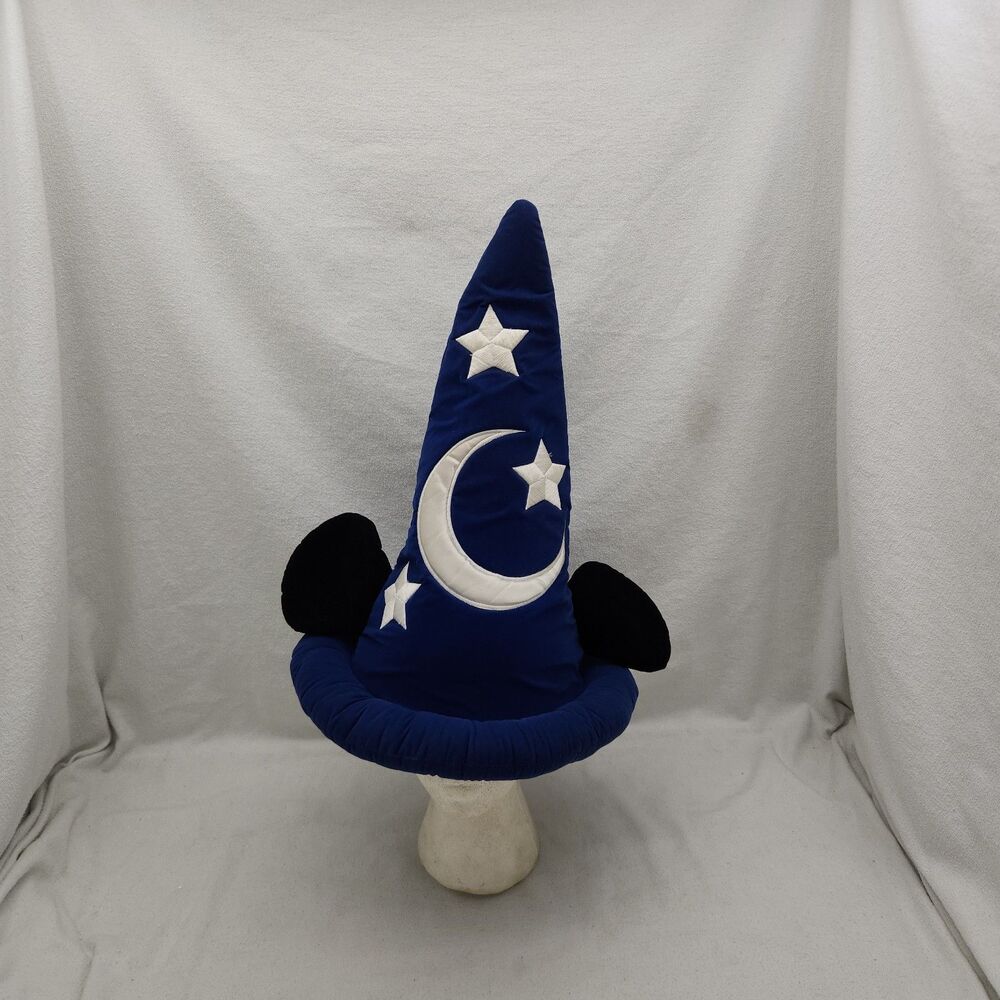 Hat Sorcerers Apprentice W/Ears Mickey Mouse Disney World Parks 90's Plush MGM